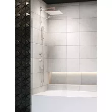  Radaway Modo New PNJ kádparaván 90x150 átlátszó üveg, króm profil 10006090-01-01