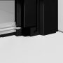 Radaway NES Black PNJ I 70 B Frame kádparaván, fekete profilszínnel balos 10011070-54-56L
