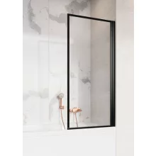   Radaway NES Black PNJ I 70 J Frame kádparaván, fekete profilszínnel, jobbos 10011070-54-56R