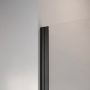 Radaway NES KDD I balos zuhanyajtó 90x200 cm átlátszó üveg, fekete profilszín 10021090-54-01L