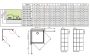 Radaway NES KDD I Factory jobbos zuhanyajtó 100x200 cm, átlátszó üveg, fekete profil 100211005455R