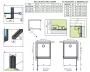 Radaway NES KDJ I jobbos nyíló zuhanyajtó 90x200 cm átlátszó üveg, fekete profilszín 100220905456R