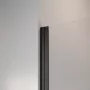 Radaway NES KDJ I jobbos szögletes zuhanyajtó 100x200 cm átlátszó üveg, fekete profilszín 10022100-54-01R