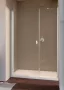 Radaway Nes DWS zuhanyajtó 120x200 átlátszó üveggel, balos/króm profilszín 100281200101L