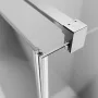Radaway Nes DWS zuhanyajtó 120x200 átlátszó üveggel, balos/króm profilszín 100281200101L