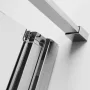 Radaway Nes DWS zuhanyajtó 120x200 átlátszó üveggel, jobbos/króm profilszín 100281200101R