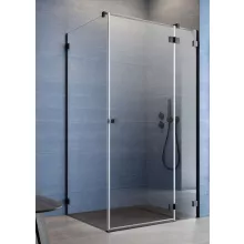   Radaway Essenza Pro Black KDJ jobbos zuhanyajtó 90x200 átlátszó üveg, fekete 100970905401R
