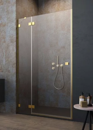 Radaway Essenza Pro Gold DWJ 100 cm zuhanyajtó, balos 100991000901L