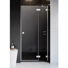   Radaway Essenza Pro White DWJ 110x200 jobbos zuhanyajtó, átlátszó üveg, fehér profil 100991100401R