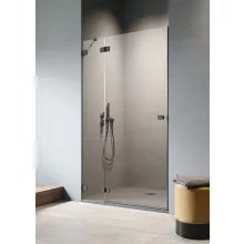  Radaway Essenza Pro Black DWJ 110x200 balos zuhanyajtó átlátszó üveggel, fekete profilszín 100991105401L