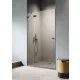 Radaway Essenza Pro Black DWJ 110x200 balos zuhanyajtó átlátszó üveggel, fekete profilszín 100991105401L