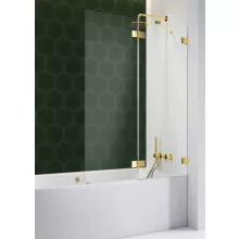   Radaway Essenza Pro Gold PND II jobbos kádparaván 110x150 átlátszó üveg, arany 101021100901R