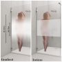 Radaway Essenza Pro Walk-in zuhanyfal 60x200 cm, átlátszó üveg, fehér profilszín 101030600401