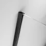 Radaway Furo Black KDD 90x200 szögletes zuhanykabin ajtó átlátszó üveggel, fekete profilszín, jobbos 101050905401R