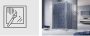 Radaway Furo Black 110 Walk-in zuhanyajtó 58,8x200 átlátszó üveg/fekete profilszín, balos 101065885401L