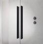 Radaway Furo Black 120 Walk-in zuhanyajtó 63,8x200 átlátszó üveg/fekete profilszín, balos 101066385401L