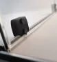 Radaway Furo DWJ RH 90 B balos zuhanyajtó átlátszó üveggel, fekete profilszín 101074425401LU