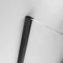 Radaway Furo Black DWJ 90 két elemből álló balos zuhanyajtó átlátszó üveggel 47,2x200 fekete profilszín 101074725401L