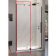 Radaway Furo DWJ 63x200 cm zuhanyfal átlátszó üveggel zuhanyajtóhoz, 130 cm széles kialakításhoz 10110630-01-01