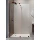 Radaway Furo Balck&Gold 150 Walk-in fix zuhanyfal ajtóhoz 74,4x200 átlátszó üveg 101107440101