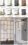 Radaway Idea Black KDS jobbos zuhanykabin ajtó 100x200 cm átlátszó üveggel, fekete profil 10115100-54-01R