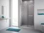 Radaway Carena DWJ jobbos zuhanyajtó 90x195 átlátszó üveg Easy Clean, króm profil 134302-01-01NR