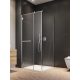 Radaway Carena KDJ szögletes zuhanykabin 120x90x195 átlátszó üveggel, balos/króm profilszín 134443-01-01NL