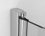 Radaway EOS KDJ B szögletes zuhanykabin 80x80 cm, átlátszó üveg, jobbos kivitel, króm profil 1374130101R