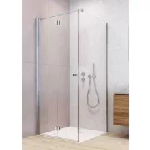   Radaway EOS KDJ B szögletes zuhanykabin 100x80 cm, átlátszó üveg, jobbos kivitel, króm profil 1374430101R