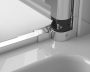Radaway EOS KDJ B szögletes zuhanykabin 100x80 cm, átlátszó üveg, jobbos kivitel, króm profil 1374430101R