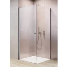   Radaway EOS KDJ I szögletes zuhanykabin 80x80 cm, átlátszó üveg, balos kivitel, króm profil 1375130101L