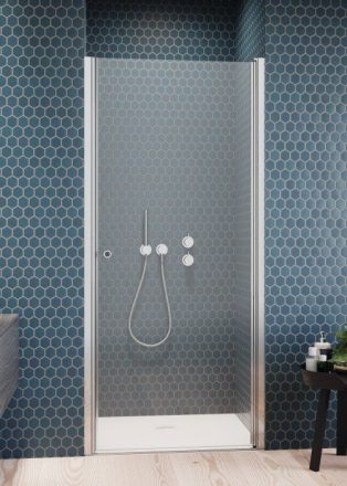 Radaway EOS DWJ I jobbos zuhanyajtó 70x197 átlátszó üveg EasyClean bevonattal, króm profil 1379830101R
