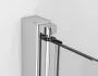 Radaway Eos DWJ II 120 B balos zuhanyajtó fix fallal, átlátszó üveggel, króm profilszín 1379944401L