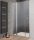 Radaway Eos DWJS II 120 B balos zuhanyajtó fix falakkal, átlátszó üveggel, króm profilszín 1379945401L