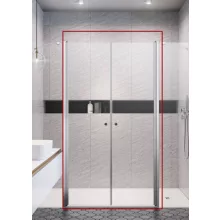   Radaway Eos DWD II átlátszó zuhanyajtó 77x195 cm, króm profilszín 137997700101