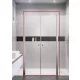 Radaway Eos DWD II átlátszó zuhanyajtó 97x195 cm, króm profilszín 137999700101