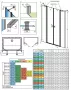 Radaway Eos DWD II átlátszó zuhanyajtó 97x195 cm, króm profilszín 137999700101