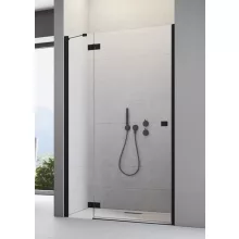   Radaway Essenza New Black DWJ 120x200 balos zuhanyajtó átlátszó üveg, fekete profil 13850165401L
