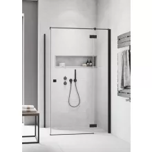   Radaway Essenza New Black KDJ 110x200 zuhanykabin ajtó, átlátszó üveg, fekete/jobbos 13850415401R