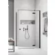 Radaway Essenza New Black KDJ 120x200 zuhanykabin ajtó, átlátszó üveg, fekete/jobbos 13850425401R