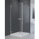 Radaway ARTA KDJ I 90 zuhanyajtó átlátszó üveg, balos / króm 13860820301L