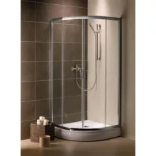   Radaway Premium Plus A1900 íves zuhanykabin, Transzparent üveg, króm keret 30420-01-01N