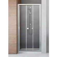   Radaway Evo DW univerzális zuhanyajtó 85x200 átlátszó üveg, króm profil 3350850101