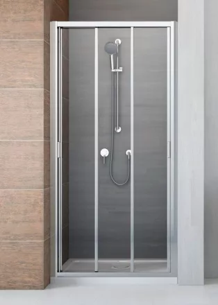 Radaway Evo DW univerzális zuhanyajtó 120x200 átlátszó üveg, króm profil 3351200101