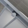 Radaway Projecta A Tolóajtós zuhanykabin 90x185 cm átlátszó üveggel, króm profilszín 34200-01-01M