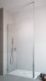 Radaway Euphoria Walk-in V zuhanyfal 90x200 cm, átlátszó üveg, króm profilszín 3831110101