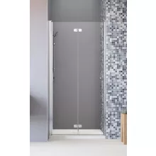   Radaway Fuenta New DWB összecsukható balos zuhanyajtó átlátszó üveggel 80x202, króm profilszín 3840750101L
