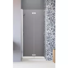   Radaway Fuenta New DWB összecsukható balos zuhanyajtó átlátszó üveggel 100x202, króm profilszín 3840770101L