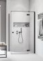 Radaway Essenza New Black KDJ 110x200 zuhanykabin ajtó, átlátszó üveg, fekete/jobbos 3850415401R