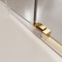 Radaway Idea Gold DWJ 100 B zuhanyajtó, átlátszó üveggel, arany profilszín, balos 387014-09-01L